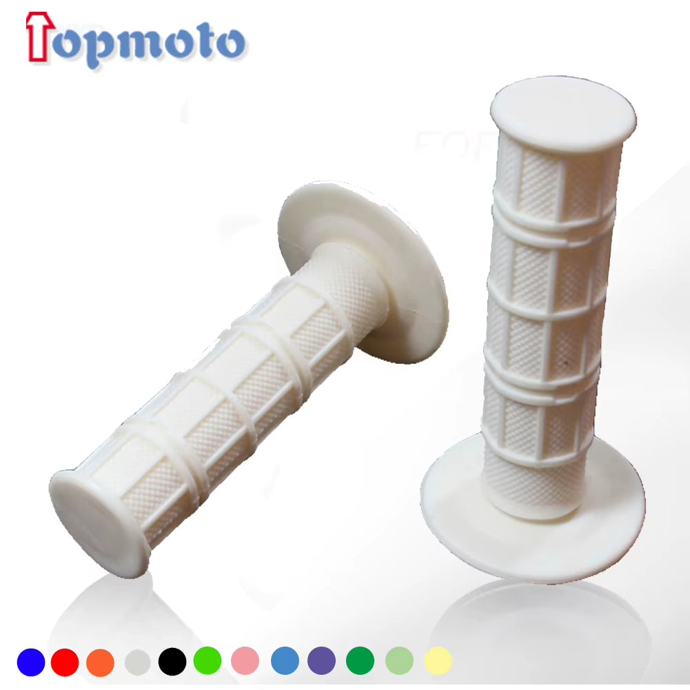 22Mm 24Mm Motorcycles Grip Dirt Bike Grips 7/8" Rubber Biker Scooter Handle Grip for Handlebar Mx Pillow Top Throttle 22Mm Bar