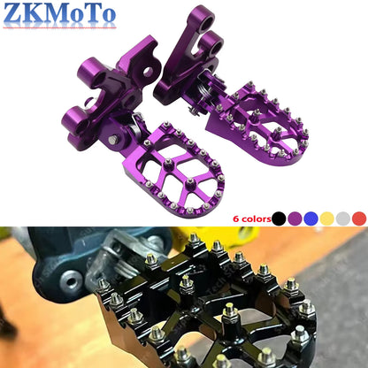 CNC Aluminum Foot Pegs Rests Pedals Footpegs Bracket for Sur Ron Surron Sur-Ron Light Bee X & Light Bee S Electric Motorcycle