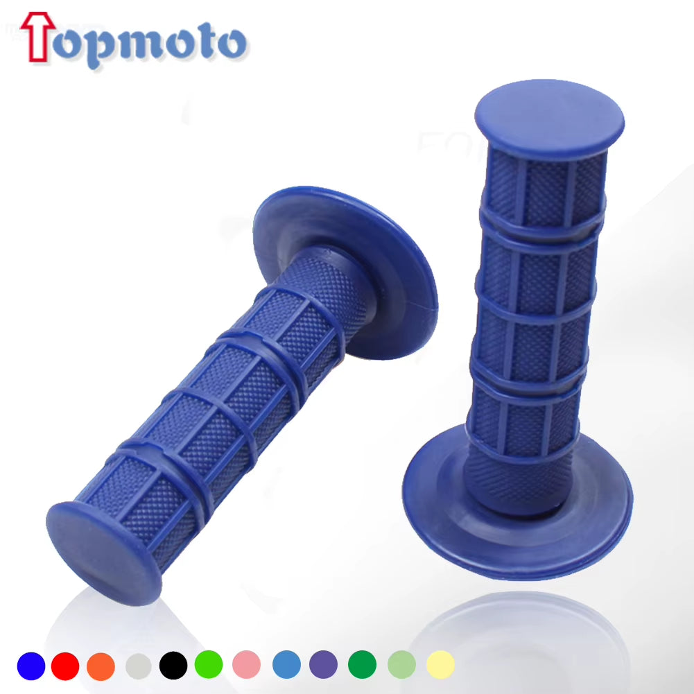 22Mm 24Mm Motorcycles Grip Dirt Bike Grips 7/8" Rubber Biker Scooter Handle Grip for Handlebar Mx Pillow Top Throttle 22Mm Bar