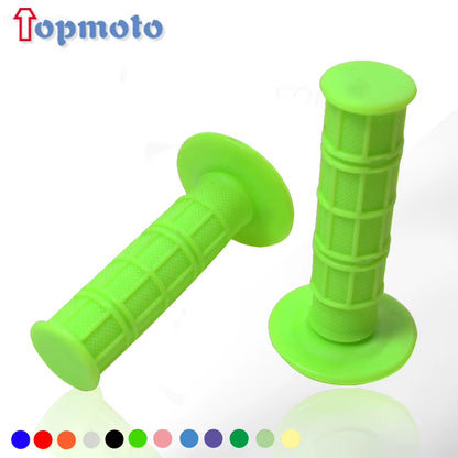 22Mm 24Mm Motorcycles Grip Dirt Bike Grips 7/8" Rubber Biker Scooter Handle Grip for Handlebar Mx Pillow Top Throttle 22Mm Bar
