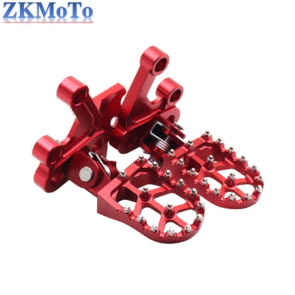 CNC Aluminum Foot Pegs Rests Pedals Footpegs Bracket for Sur Ron Surron Sur-Ron Light Bee X & Light Bee S Electric Motorcycle