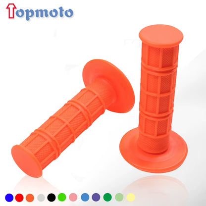 22Mm 24Mm Motorcycles Grip Dirt Bike Grips 7/8" Rubber Biker Scooter Handle Grip for Handlebar Mx Pillow Top Throttle 22Mm Bar