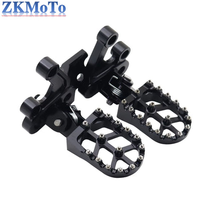 CNC Aluminum Foot Pegs Rests Pedals Footpegs Bracket for Sur Ron Surron Sur-Ron Light Bee X & Light Bee S Electric Motorcycle